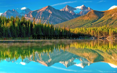 我要推荐的是最常见的吊兰