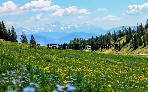 再次, 紫苏盆栽具有一定的药用价值