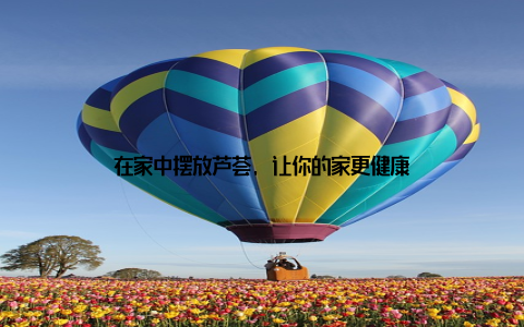 在家中摆放芦荟, 让你的家更健康